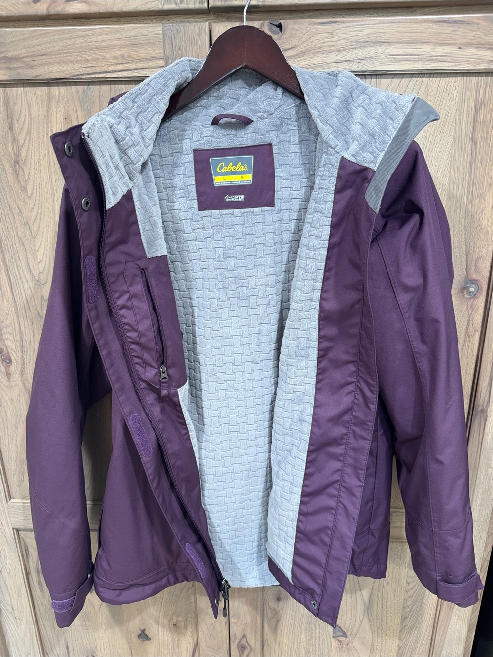 Cabela's Women's Plum Hooded Jacket - Deep Berry - Picture 2 of 4